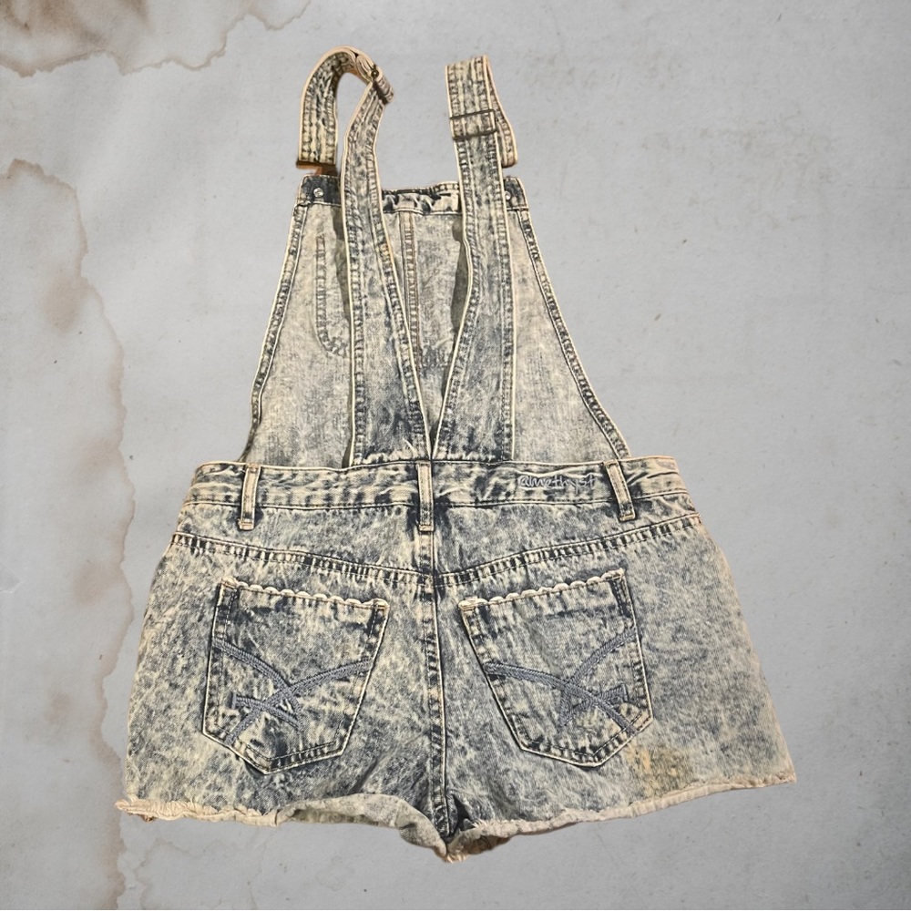 Amethyst Jean Short Overalls Junior Size 0 - Picture 3 of 5